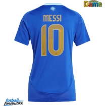 Argentina Lionel Messi #10 Bortedrakt Dame Copa America 2024 Kortermet